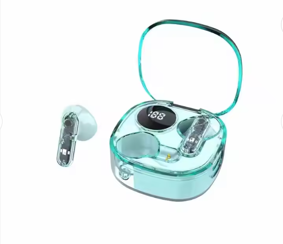 Picture of TWS Apro 138 Transparent Wireless Earphones BT5.3 EDR LED Display Stereo Music Gaming Headsets Wireless Headphones