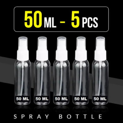 Picture of SPRAY BOTTLE 50 ML CAPACITY - 5pcs - Convenient Spray Bottles for Various Applications