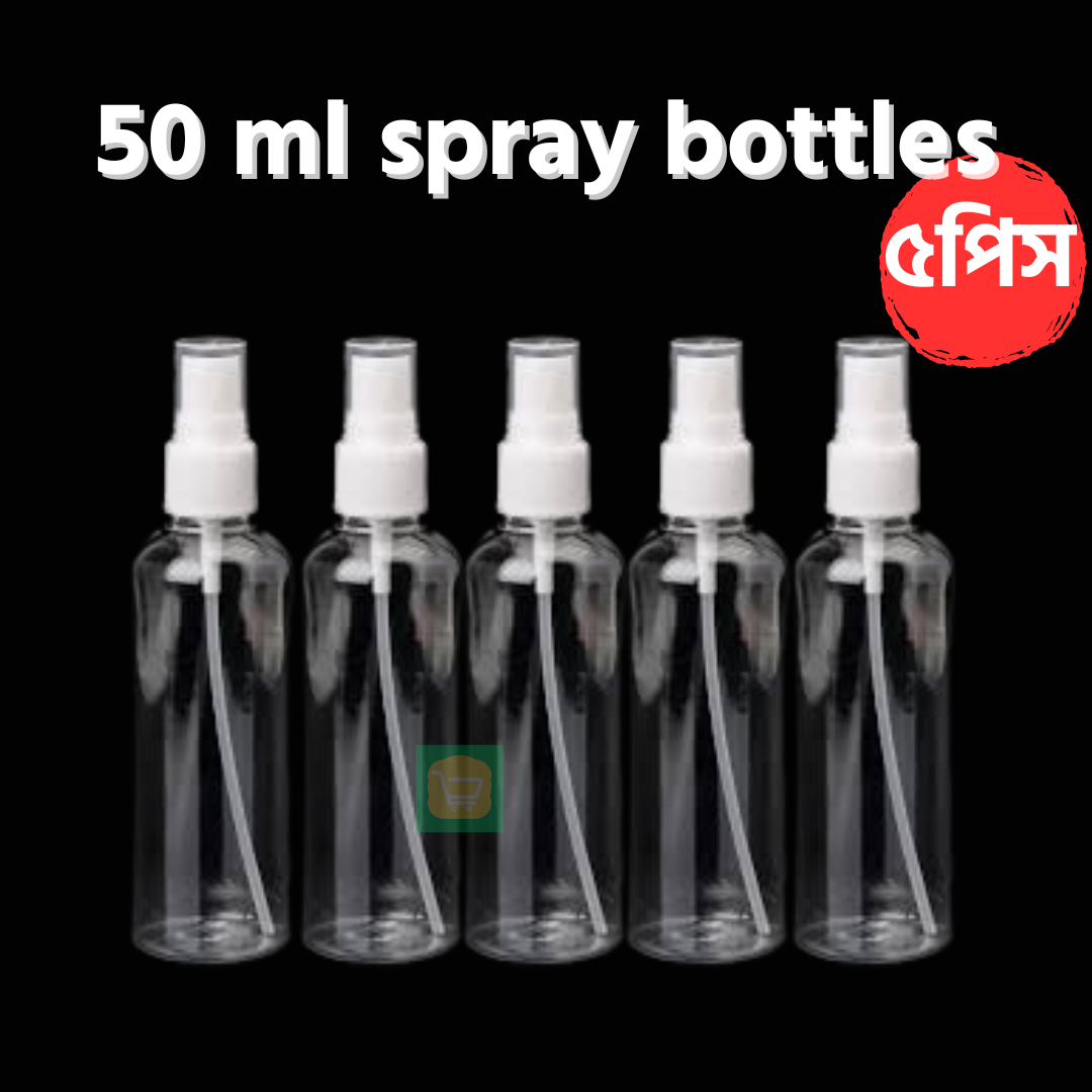 Picture of SPRAY BOTTLE 50 ML CAPACITY - 5pcs - Convenient Spray Bottles for Various Applications