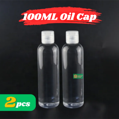 Picture of Plastic Oil Bottle Tiptop Cap 100Ml Transparent- 2pcs