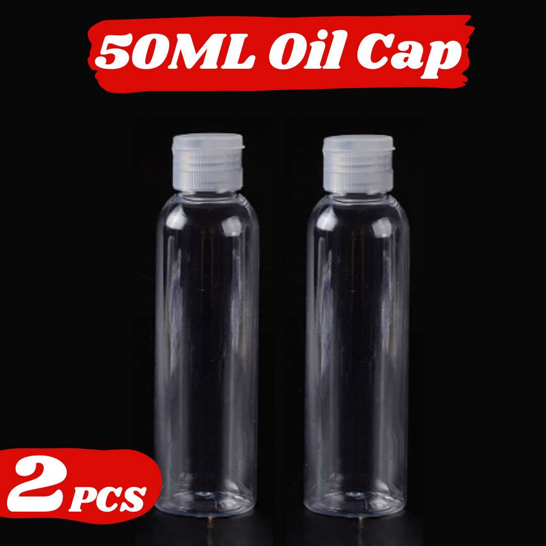 Picture of Plastic Oil Bottle 50Ml Tiptop Cap 2 Piece