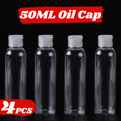 Picture of Plastic Oil Bottle 50Ml Tiptop Cap 4 Piece