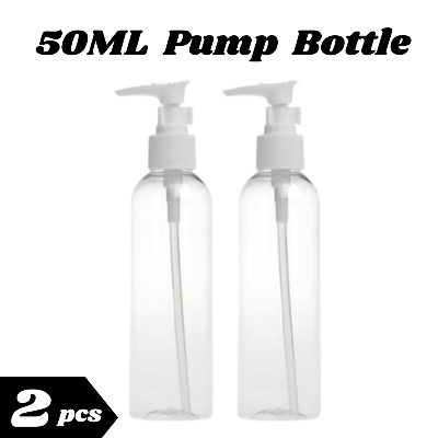 Picture of Pump Spray Bottle 50ml - White 2 pcs