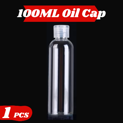 Picture of Plastic Oil Bottle Tiptop Cap 100Ml Transparent- 1pcs