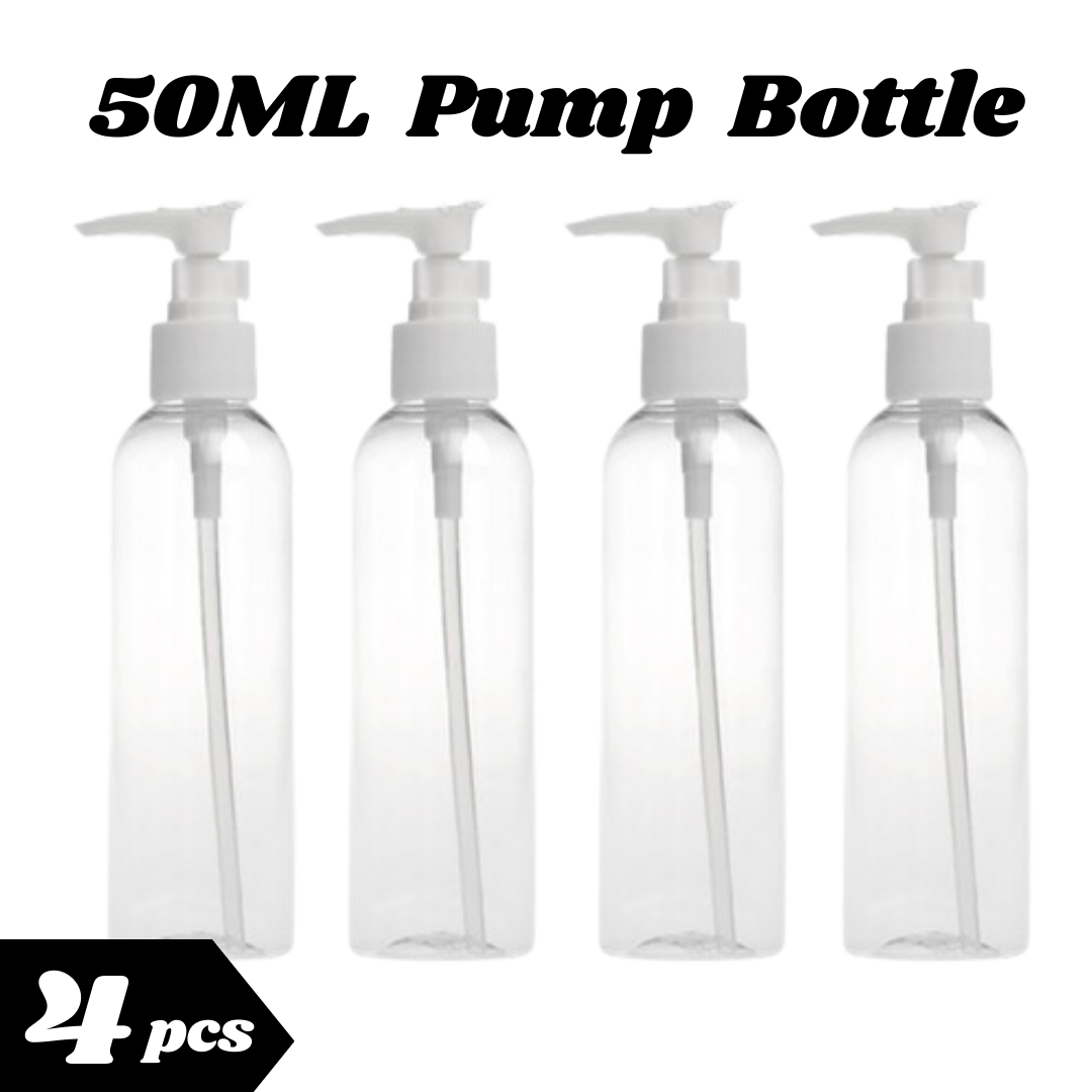 Picture of Pump Spray Bottle 50ml - White 4 pcs
