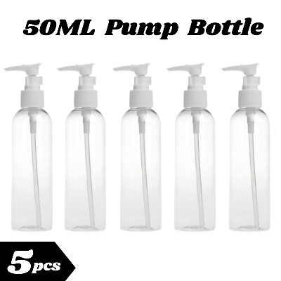Picture of Pump Spray Bottle 50ml - White 5 pcs