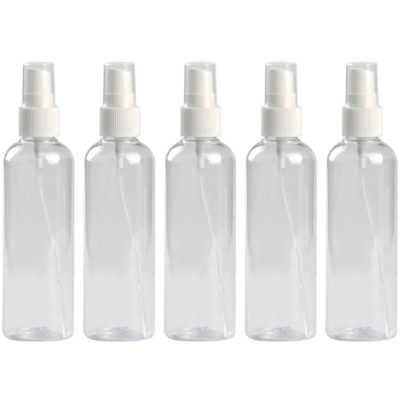 Picture of 200ml Spray bottle Transparent plastic bottle- 4 pcs
