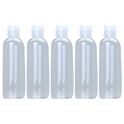 Picture of 200ml Oil Bottle TipTop Cap Transparent Plastic Bottle- 2 pcs