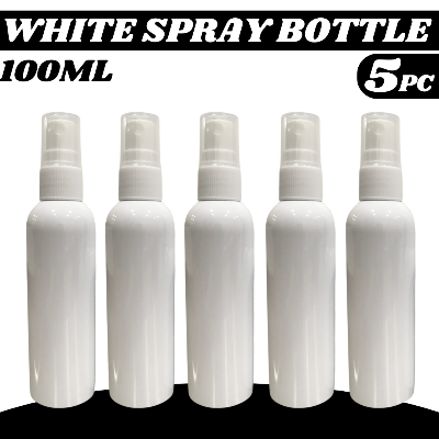 Picture of 100ml Spray bottle White plastic bottle- 5 pcs