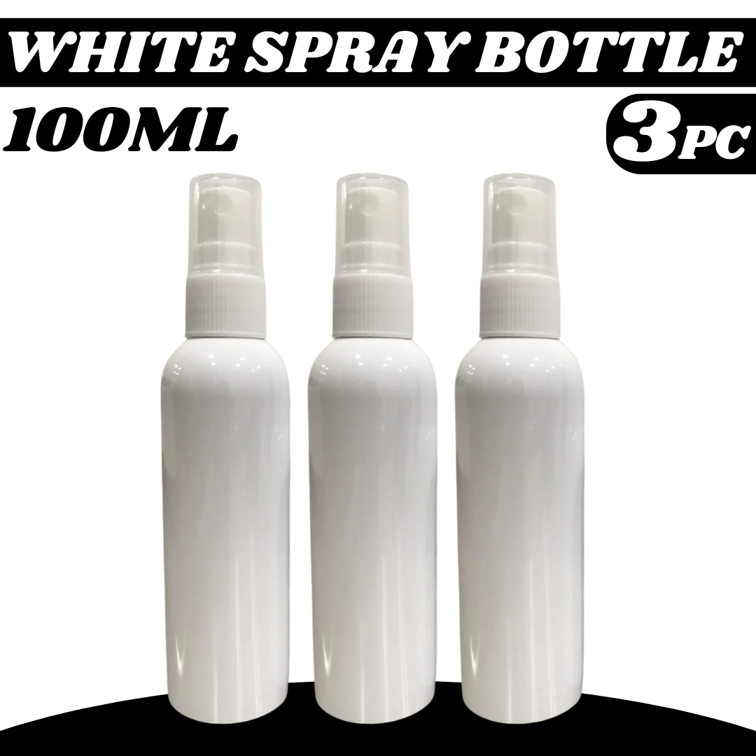 Picture of 100ml Spray bottle White plastic bottle- 3 pcs