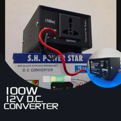 Picture of 12V Dc To 220V Ac Converter Inverter 100 Watt - Reliable Power Conversion Solution For Home Or Office