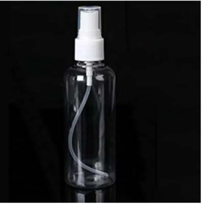Picture of 2 pcs 100 ml - Empty Spray Bottle Refillable Random Transparent Convenient Travel Clear Plastic Empty Cosmetic Sample Spray Bottle Atomizer