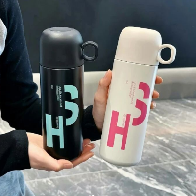 Picture of Vacuum Insulated Portable Mug, One-Touch Open Type, Vacuum Insulated Construction, Hot and Cold Insulated, Removable Mouth 16.9 fl oz (500 ml),