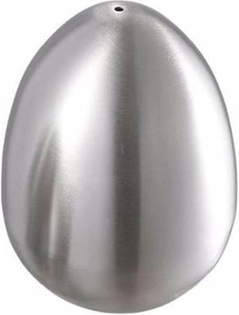 Picture of Egg Shape Condiment Bottle Condiment Container Stainless Steel Caster Portable BBQ Picnic Tool Kitchen One Hole