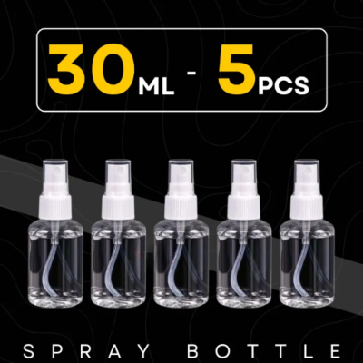Picture of 30ml Portable Travel bottle mist bottle Transparent Plastic Perfume Atomizer Empty Spray Bottle- 5 pcs