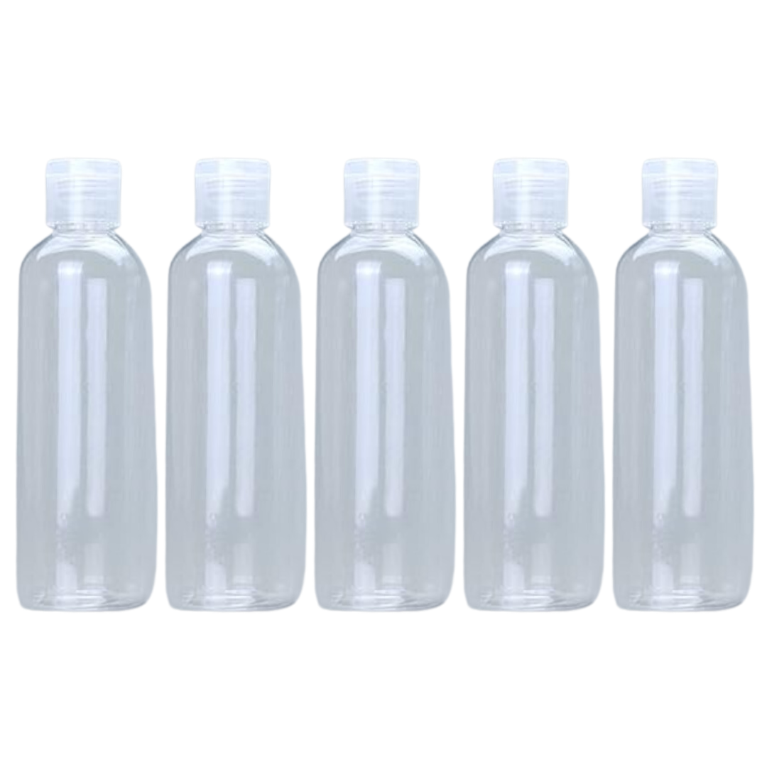 Picture of 200ml Oil Bottle TipTop Cap Transparent Plastic Bottle- 20 pcs