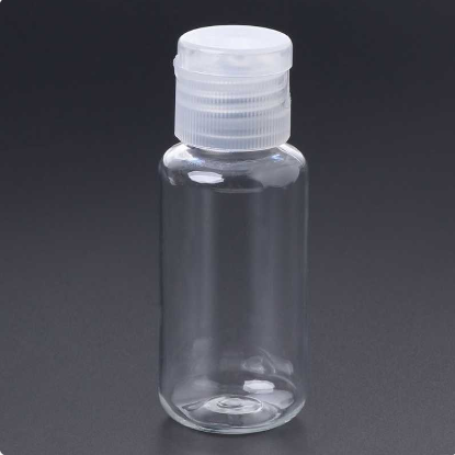 Picture of Plastic Oil Bottle Tiptop Cap 30Ml Transparent- 2pcs