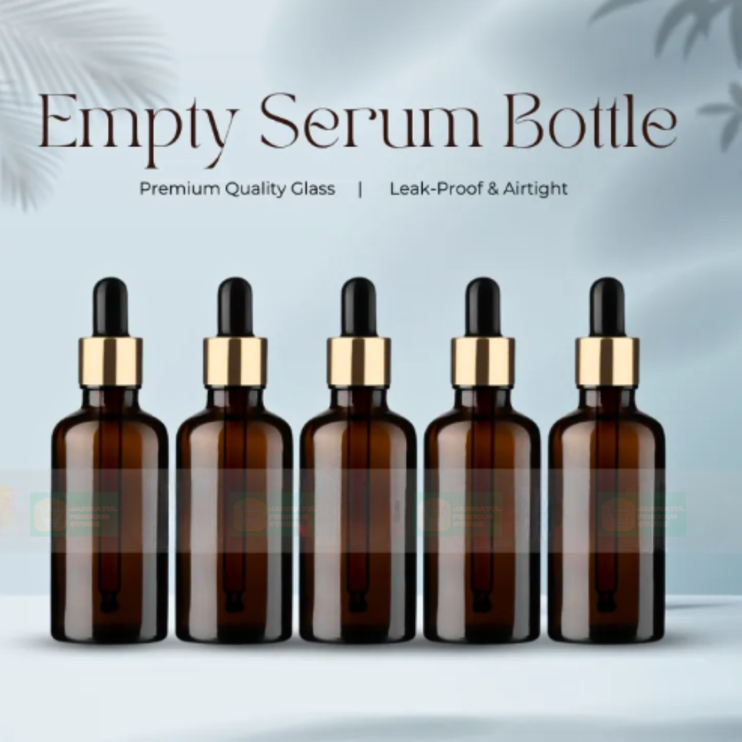 Picture of Empty 30ml Dropper Bottles for DIY Cosmetics - Ideal for Essential Oils, Hair & Body Serums-5 pcs