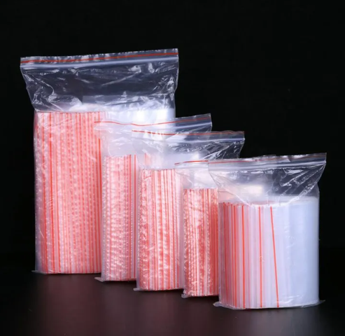 Picture of 3”x4” Zip Lock Plastic Packet - 100 pcs pack