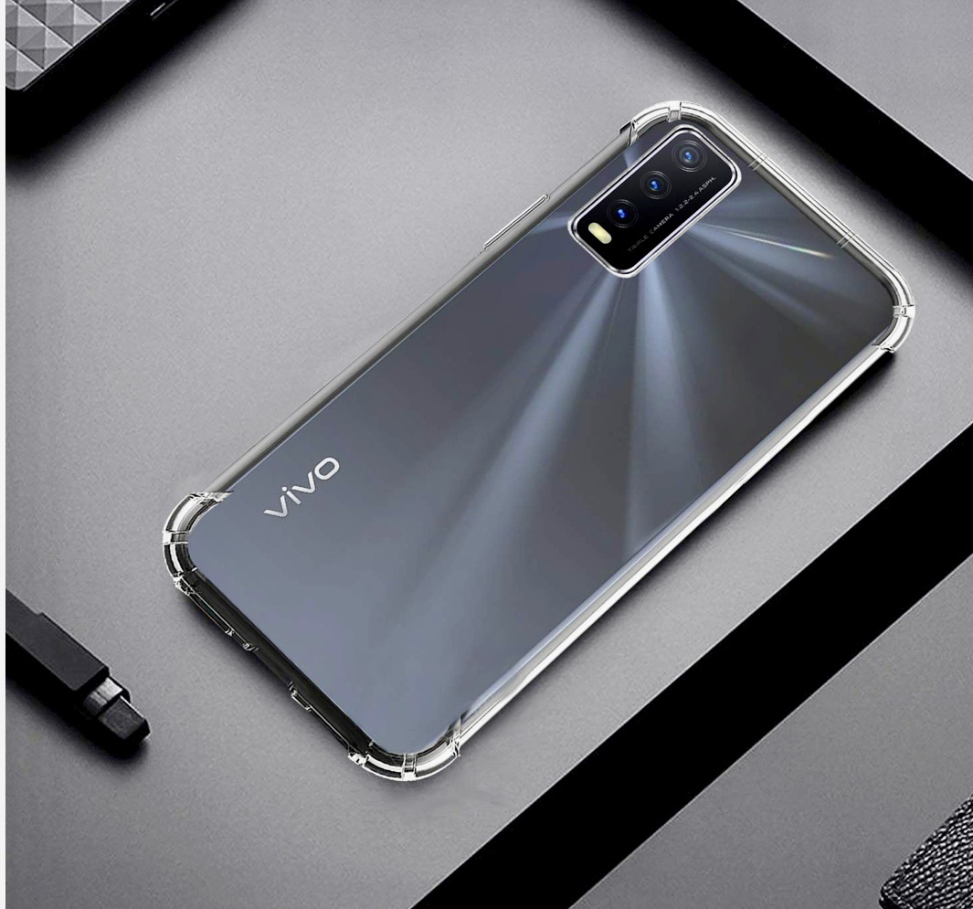 Picture of For Vivo Y20/Y20i/Y12A/Y11s/Y20s Soft Transparent Shockproof Tpu Back Case/Cover  Water Colour, With Camera Bumper protection.