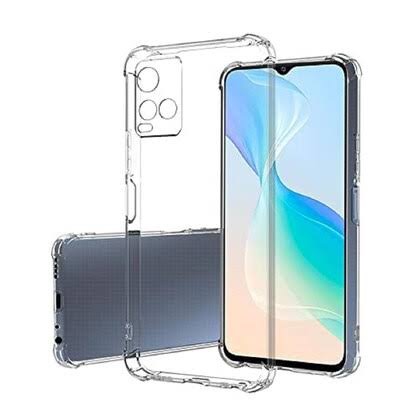 Picture of Soft Transparent TPU Shockproof Back Case for Vivo Y21, Y21T, Y33s, Y32, Y21s with Camera Bumper Protection