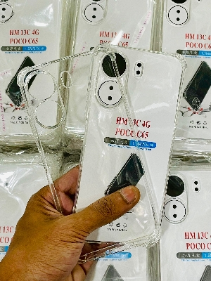 Picture of For Xiaomi Redmi 13c(4G)/poco C65 (4G) Soft Transparent Shockproof Tpu Back Case/Cover  Water Colour, With Camera Bumper protection.