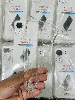 Picture of For Xiaomi Redmi 13c(4G)/poco C65 (4G) Soft Transparent Shockproof Tpu Back Case/Cover  Water Colour, With Camera Bumper protection.
