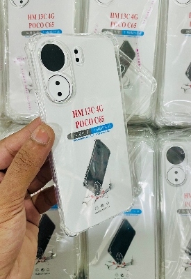 Picture of For Xiaomi Redmi 13c(4G)/poco C65 (4G) Soft Transparent Shockproof Tpu Back Case/Cover  Water Colour, With Camera Bumper protection.
