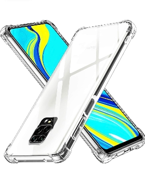 Picture of For Xiaomi Redmi Note 9 pro(4G)Soft Transparent Shockproof Tpu Back Case/Cover  Water Colour, With Camera Bumper protection.