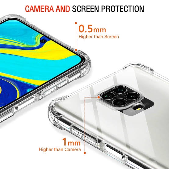 Picture of For Xiaomi Redmi Note 9 pro(4G)Soft Transparent Shockproof Tpu Back Case/Cover  Water Colour, With Camera Bumper protection.