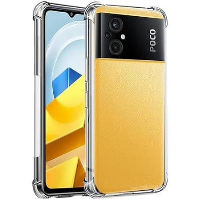 Picture of Xiaomi redmi 11 prime/poco M5 Antiurto Custodia con Paraurti in TPU Morbido e 3 Pezzi Pellicola Vetro Temperato, Ultra Sottile Trasparente Silicone Protettiva Case