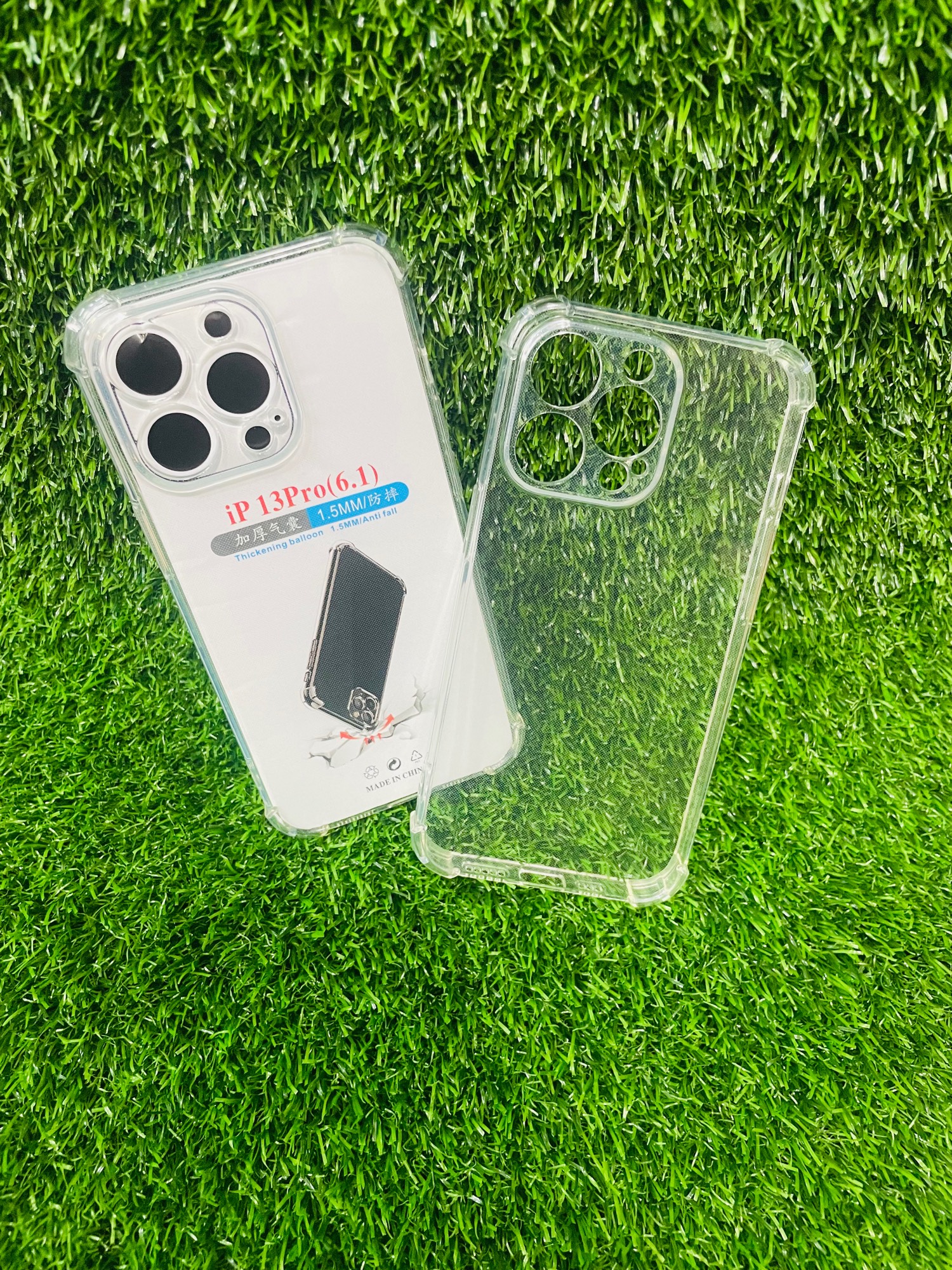 Picture of For IPhone 13Pro Soft Transparent Shockproof Tpu Back Case/Cover  Water Colour, With Camera Bumper protection.