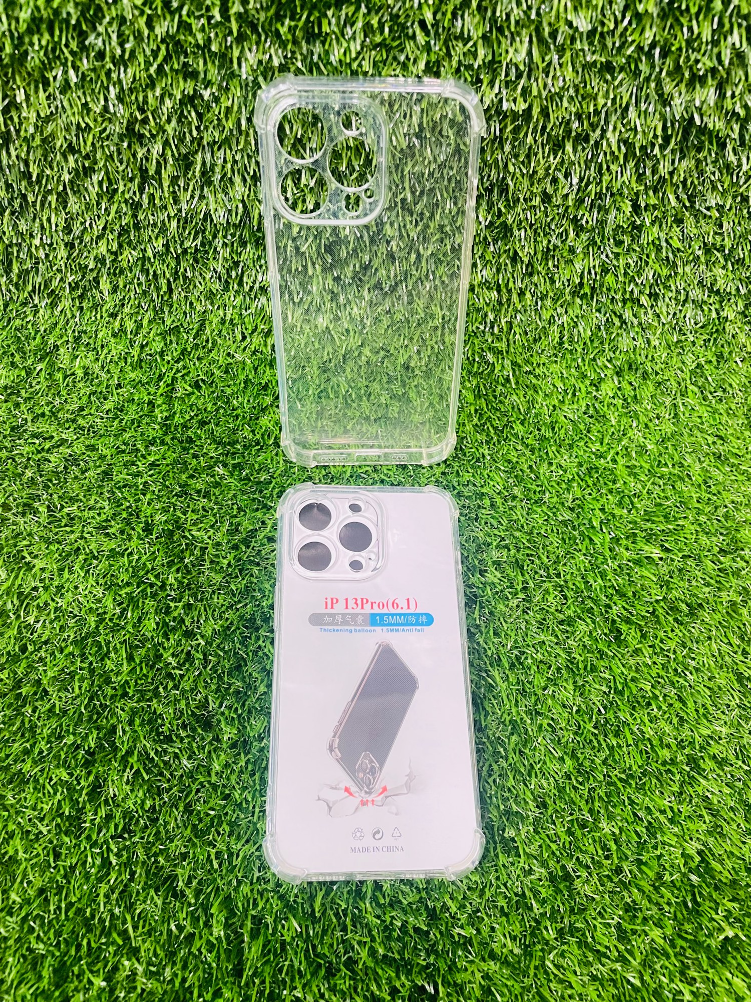 Picture of For IPhone 13Pro Soft Transparent Shockproof Tpu Back Case/Cover  Water Colour, With Camera Bumper protection.