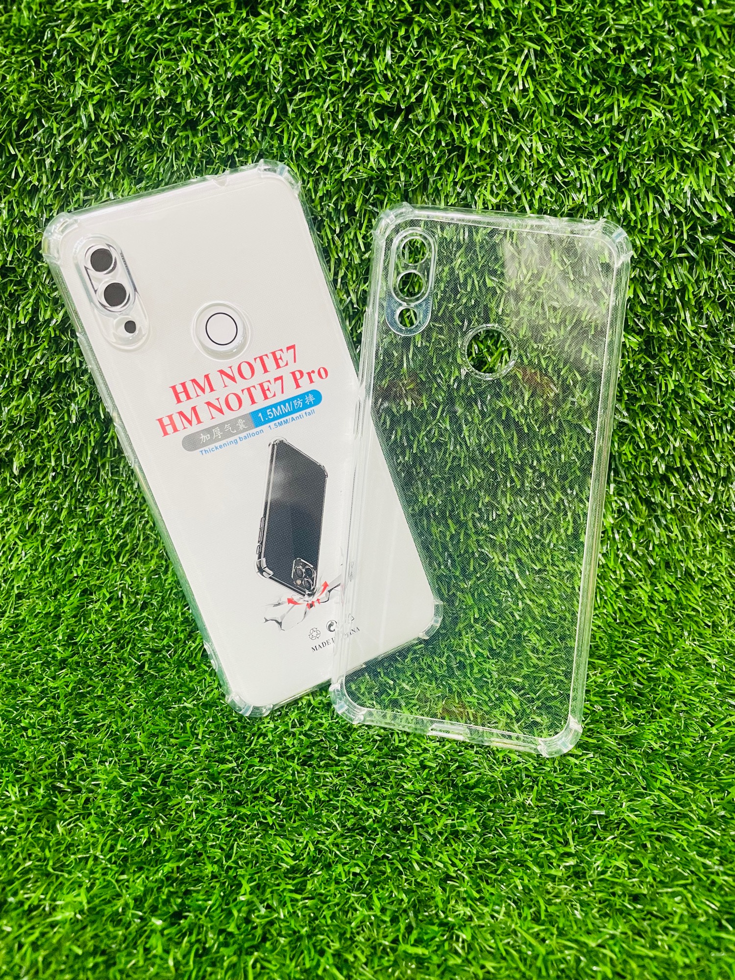 Picture of For Redmi NOTE7 / NOTE7 Pro Soft Transparent Shockproof Tpu Back Case/Cover  Water Colour, With Camera Bumper protection.