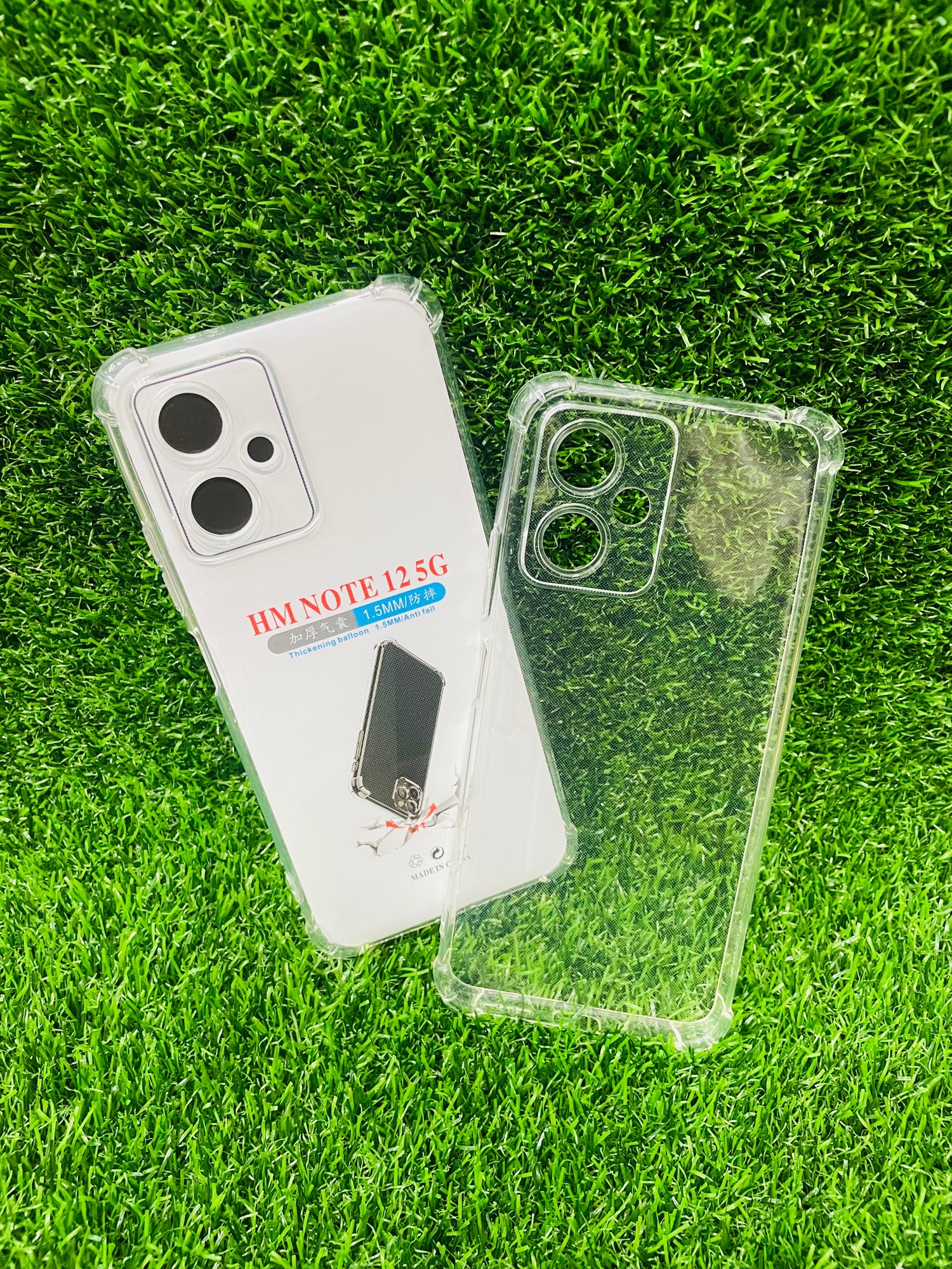 Picture of For Redmi Note 12 (5G) Soft Transparent Shockproof Tpu Back Case/Cover  Water Colour, With Camera Bumper protection.