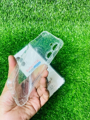 Picture of For Realme C33(4G) Soft Transparent Shockproof Tpu Back Case/Cover  Water Colour, With Camera Bumper protection.