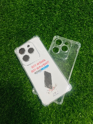 Picture of For Infinix HOT 40/HOT 40 Pro Soft Transparent Shockproof Tpu Back Case/Cover  Water Colour, With Camera Bumper protection.
