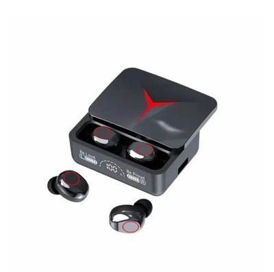 Picture of M90 Pro Wireless Bluetooth Earbuds with Touch Control and Dual LED Charging Display, 140H Playtime Headphones with Noise Cancellation Gaming TWS (Black, 1 Pair)