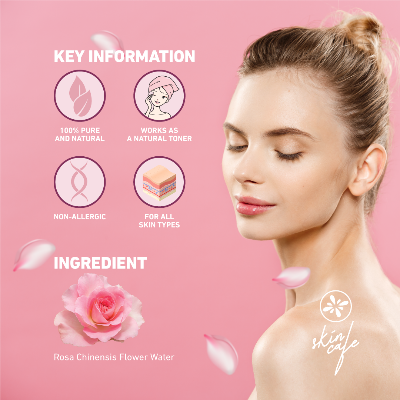 Skin Cafe 100% Natural Rose Water Face And Body Mist Cosmetic Shopping Zone online shop bangladeshothoba.com