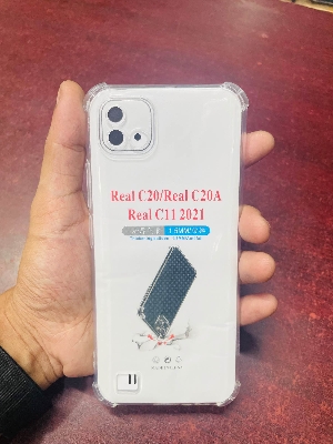 Picture of For Realme C20/C20A /C11 2021 , Soft Transparent Shockproof Tpu Back Case/Cover Water Colour, With Camera Bumper protection in Premium Quality
