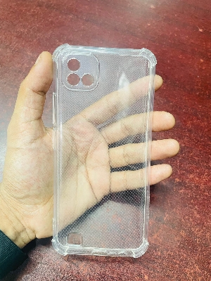Picture of For Realme C20/C20A /C11 2021 , Soft Transparent Shockproof Tpu Back Case/Cover Water Colour, With Camera Bumper protection in Premium Quality