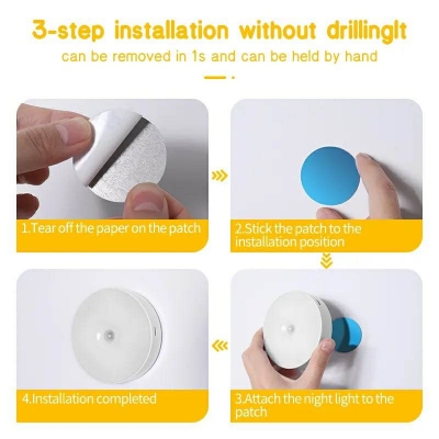 Picture of USB Sensor Night Light Chargable Automatically Recognizes the Darkness and Lights up