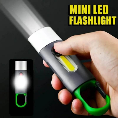 Picture of Keychain Light - Waterproof LED Keychain Flashlight, Type-C Stable Fast Charging - Multifunctional Bracket Lantern for Outdoor Hiking Fishing by Ibaste