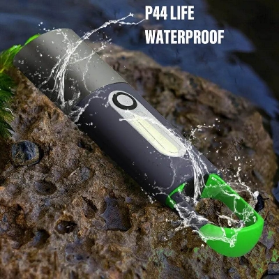 Picture of Keychain Light - Waterproof LED Keychain Flashlight, Type-C Stable Fast Charging - Multifunctional Bracket Lantern for Outdoor Hiking Fishing by Ibaste