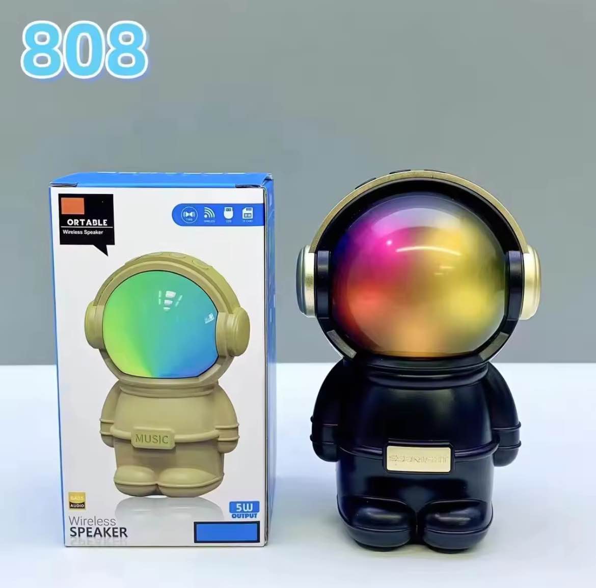 Picture of NEW X-808 Astronaut Light Portable radio Astronaut Smart BT Speaker Astronaut Design LED Night Light Music Speaker