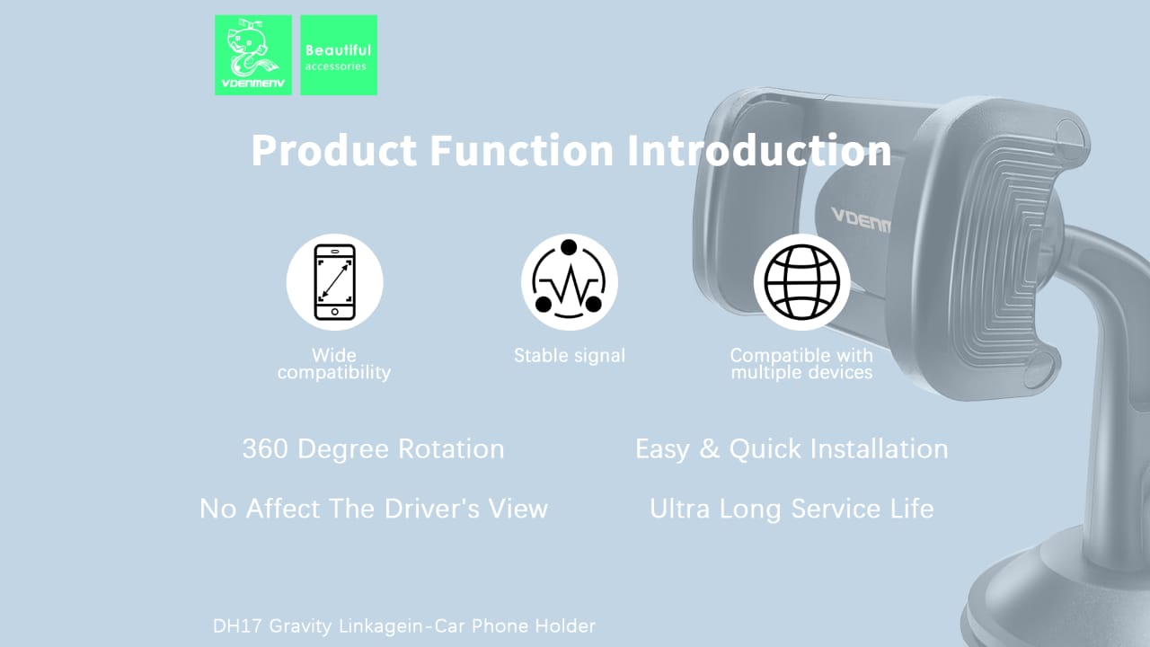 Picture of DH17 Car Phone holder Car Holder for Mobile Phone Smartphone Cockpit 360 Degree Adjustment-Best Gadgets