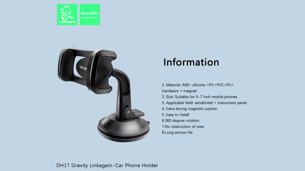 Picture of DH17 Car Phone holder Car Holder for Mobile Phone Smartphone Cockpit 360 Degree Adjustment-Best Gadgets