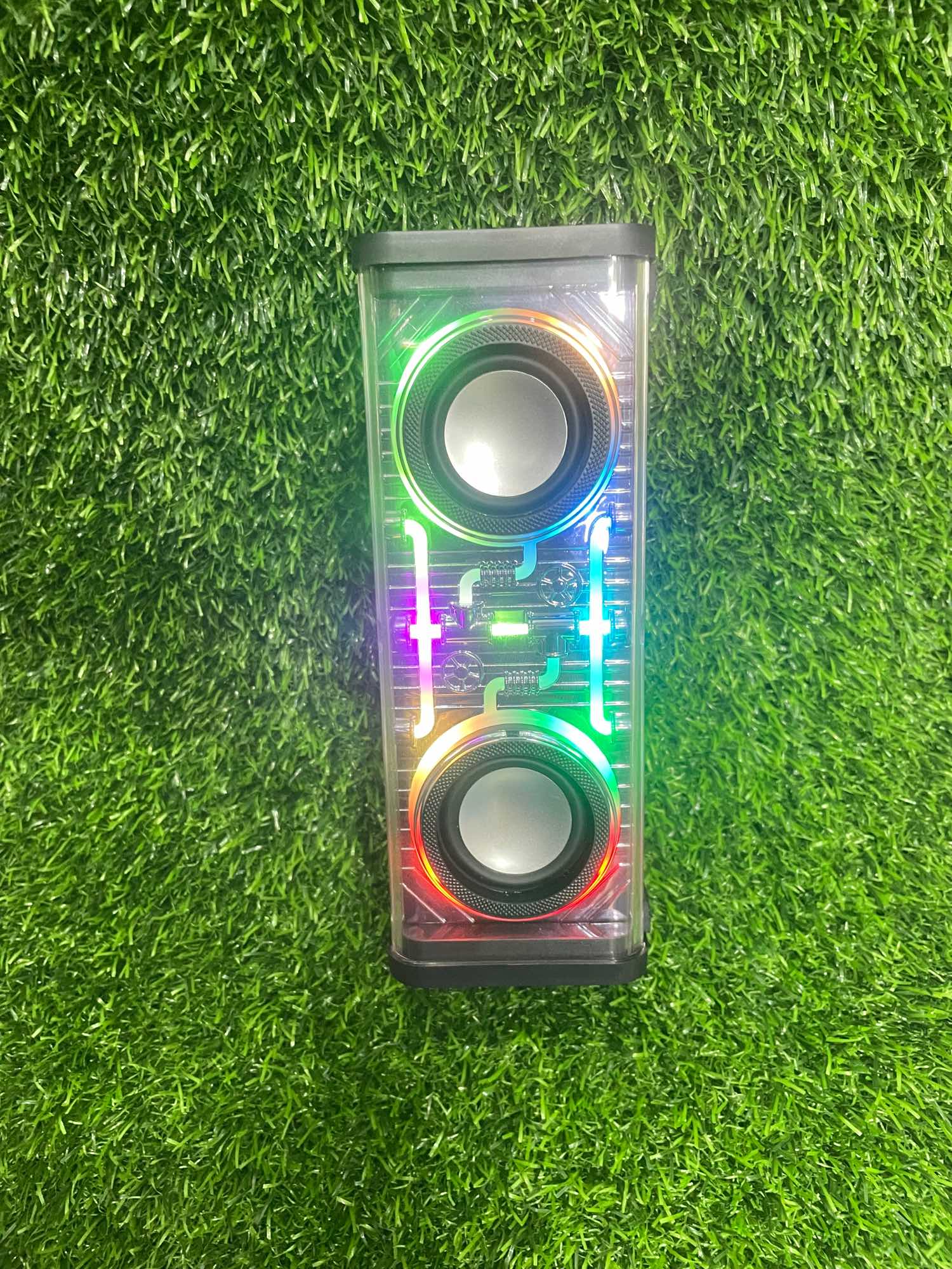 Picture of Mech K88 RGB Transparent Portable Bluetooth Speaker - Multicolor