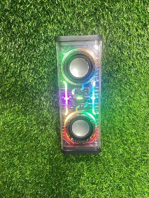 Picture of Mech K88 RGB Transparent Portable Bluetooth Speaker - Multicolor