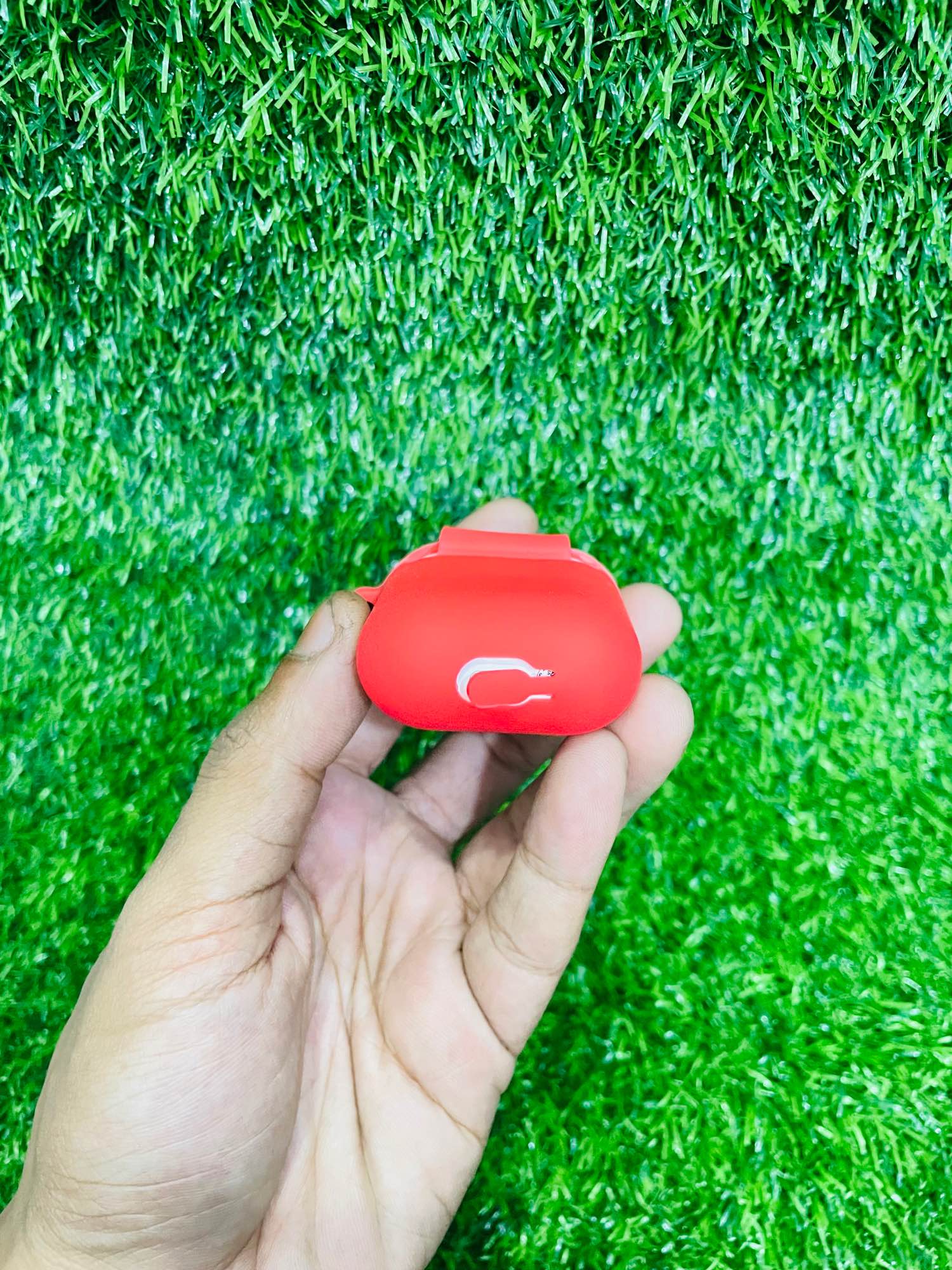 Picture of For Apple Airpods i12 Buds Air Case Silicone Wireless Bluetooth Headset Protective Cover with Hook(ONLY COVER)